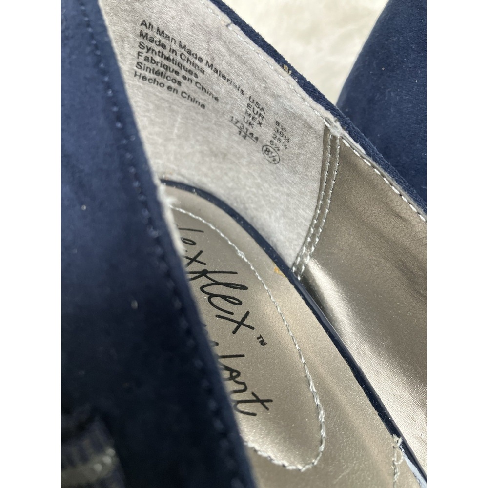 Dexflex Comfort Mary Jane Style Shoes In Navy Sz 8 1/2 - Picture 2 of 6